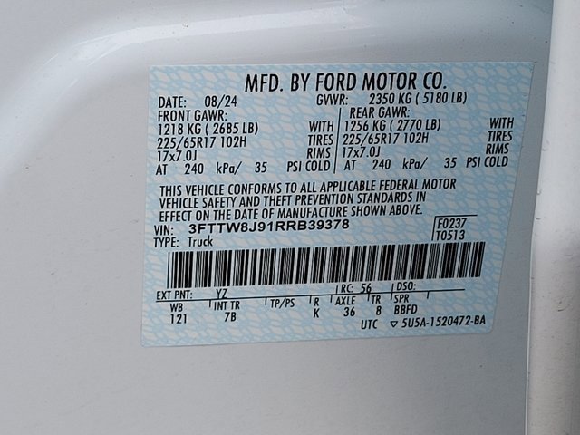Certified 2024 Ford Maverick XLT w/ Equipment Group 300A Standard image 18