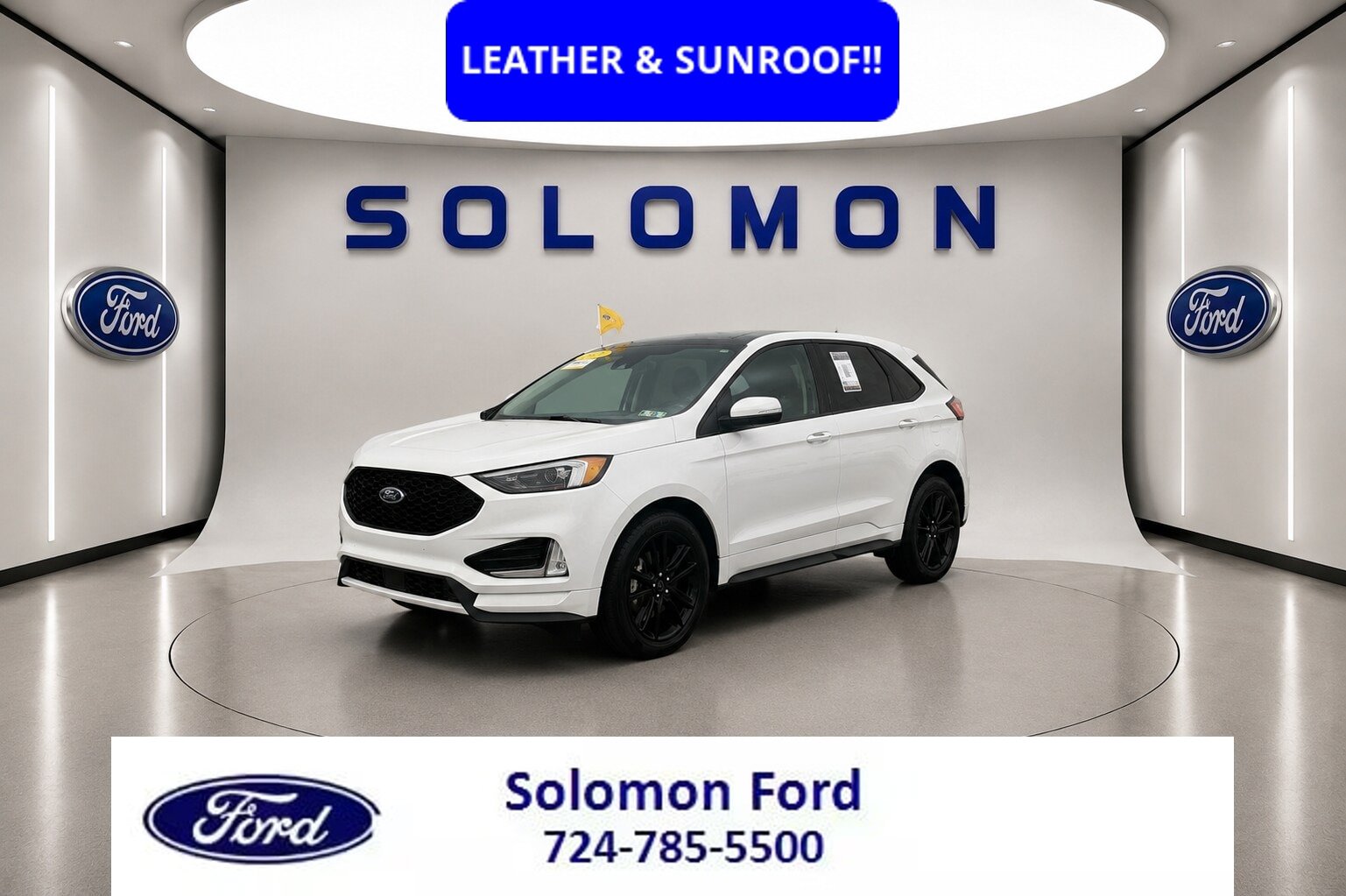 Certified 2021 Ford Edge ST-Line AWD/4WD image 1