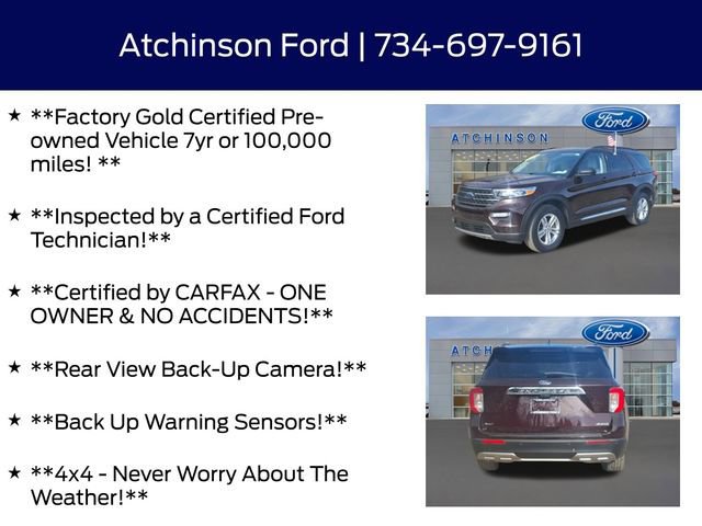 Certified 2022 Ford Explorer XLT w/ Equipment Group 202A image 7