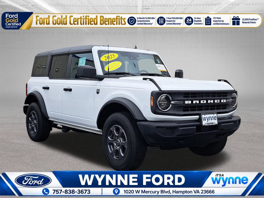 Certified 2025 Ford Bronco Big Bend