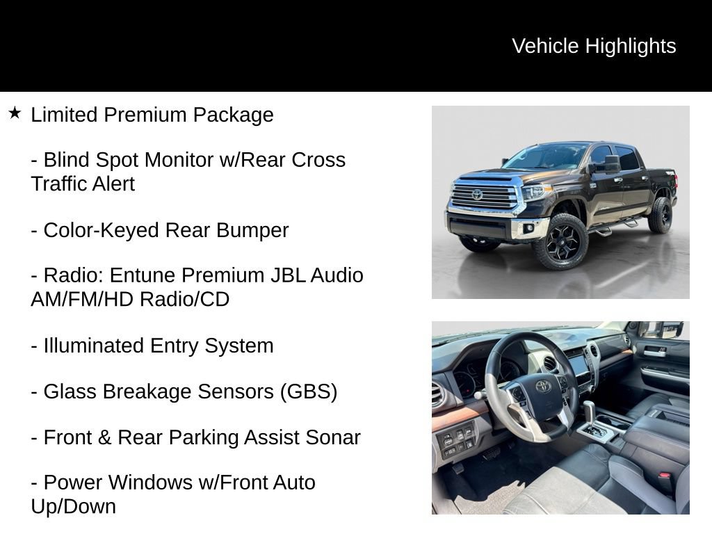 Used 2019 Toyota Tundra Limited w/ Limited Premium Package AWD/4WD image 6