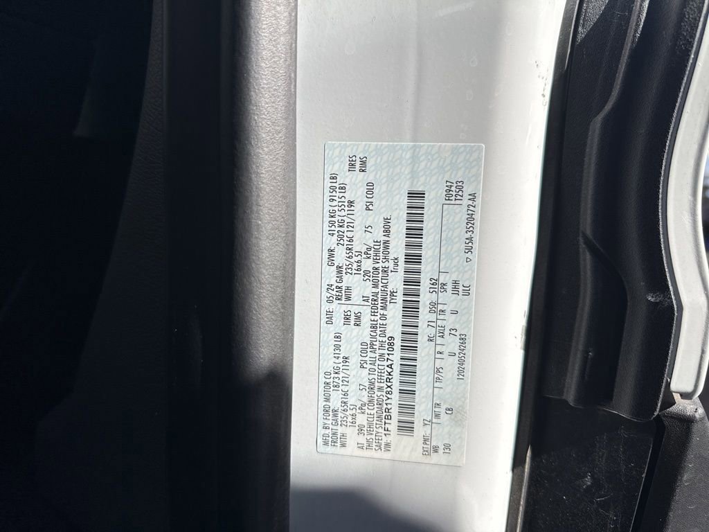 Certified 2024 Ford Transit 250 Low Roof w/ Exterior Upgrade Package image 10