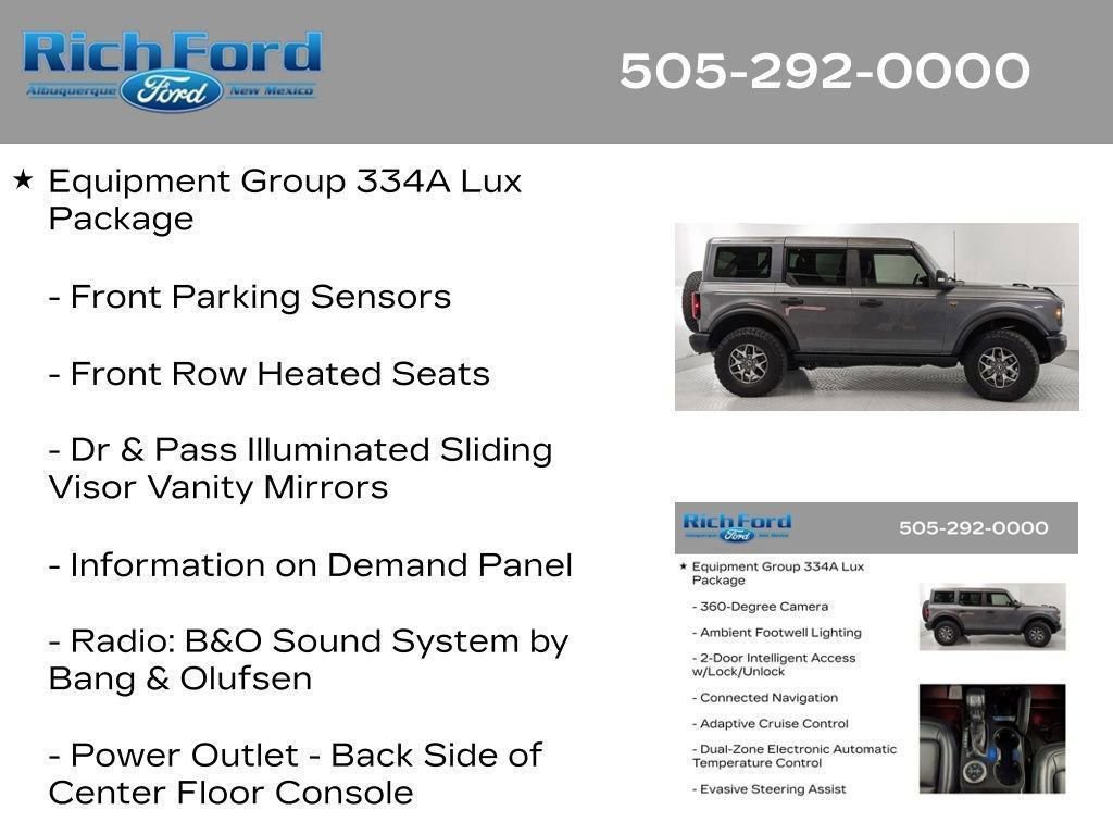 Certified 2025 Ford Bronco Badlands AWD/4WD image 53