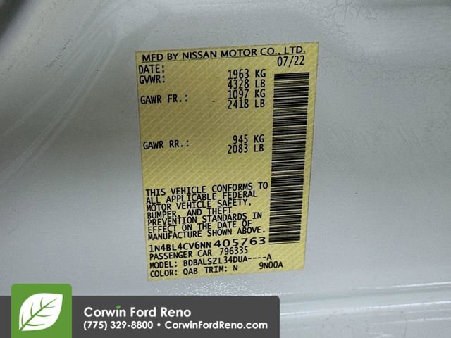 Used 2022 Nissan Altima 2.5 SR FWD image 31