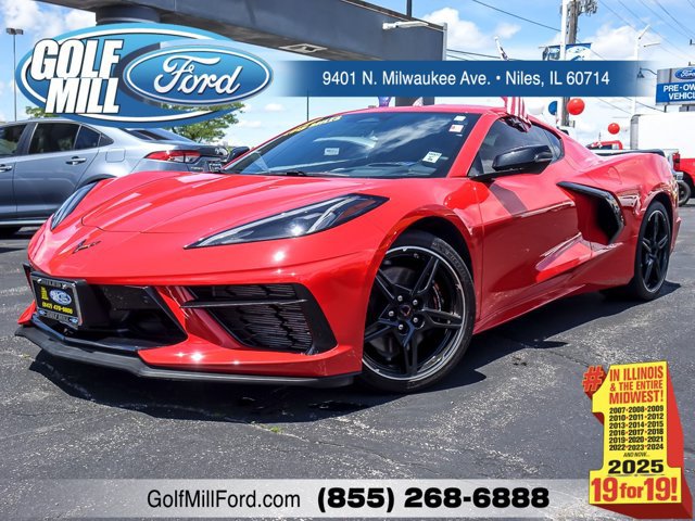 Used 2024 Chevrolet Corvette Stingray Preferred Cpe w/ Z51 Performance Package RWD image 1