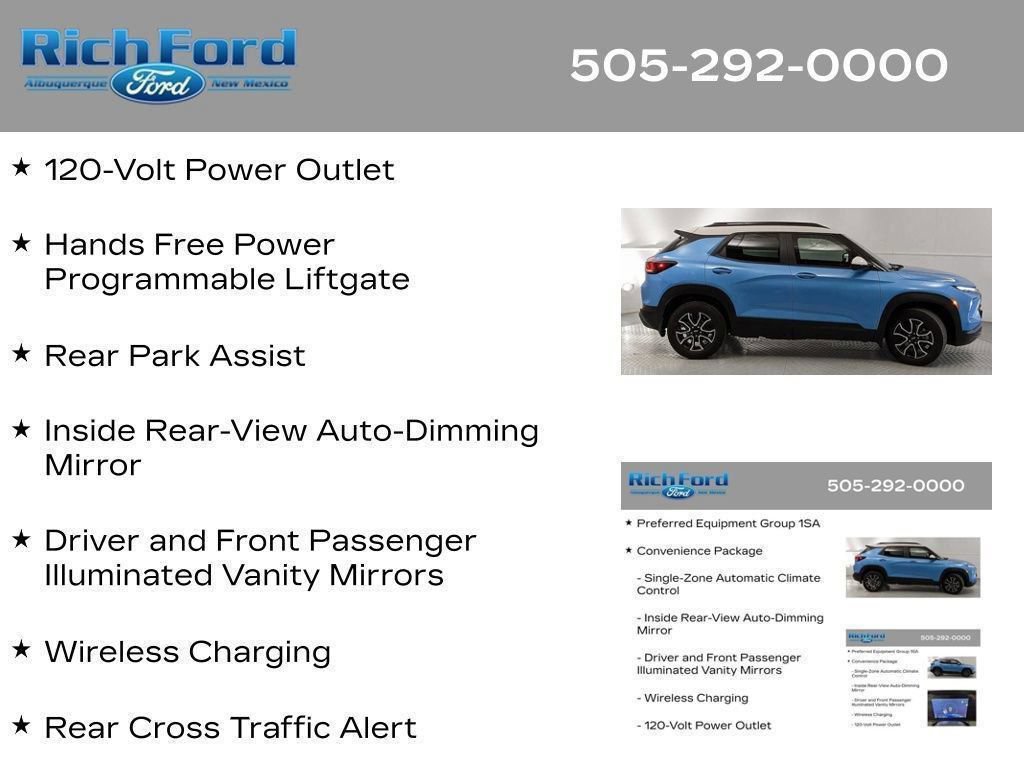 Used 2025 Chevrolet TrailBlazer ACTIV w/ Convenience Package AWD/4WD image 78