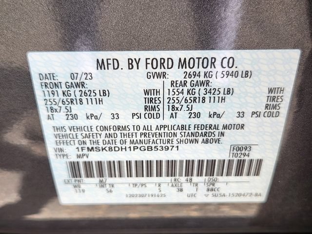 Certified 2023 Ford Explorer XLT w/ Equipment Group 202A AWD/4WD image 26