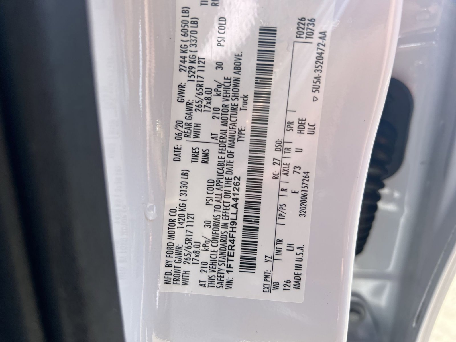 Certified 2020 Ford Ranger XL w/ FX4 Off-Road Package image 27