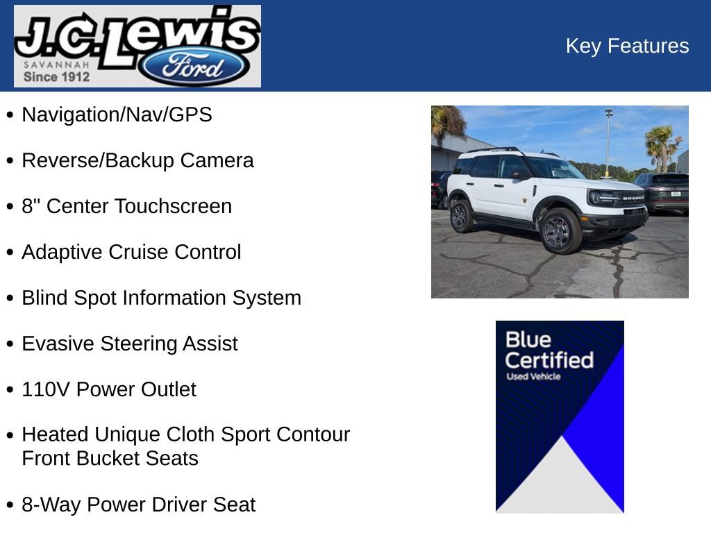 Certified 2023 Ford Bronco Sport Badlands AWD/4WD image 28