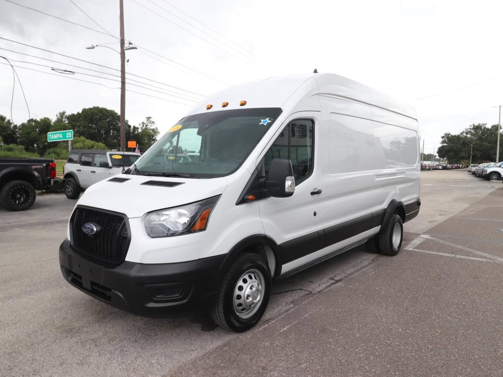 Certified 2025 Ford Transit 350 148 High Roof Extended DRW w/ Interior Upgrade Package AWD/4WD image 3