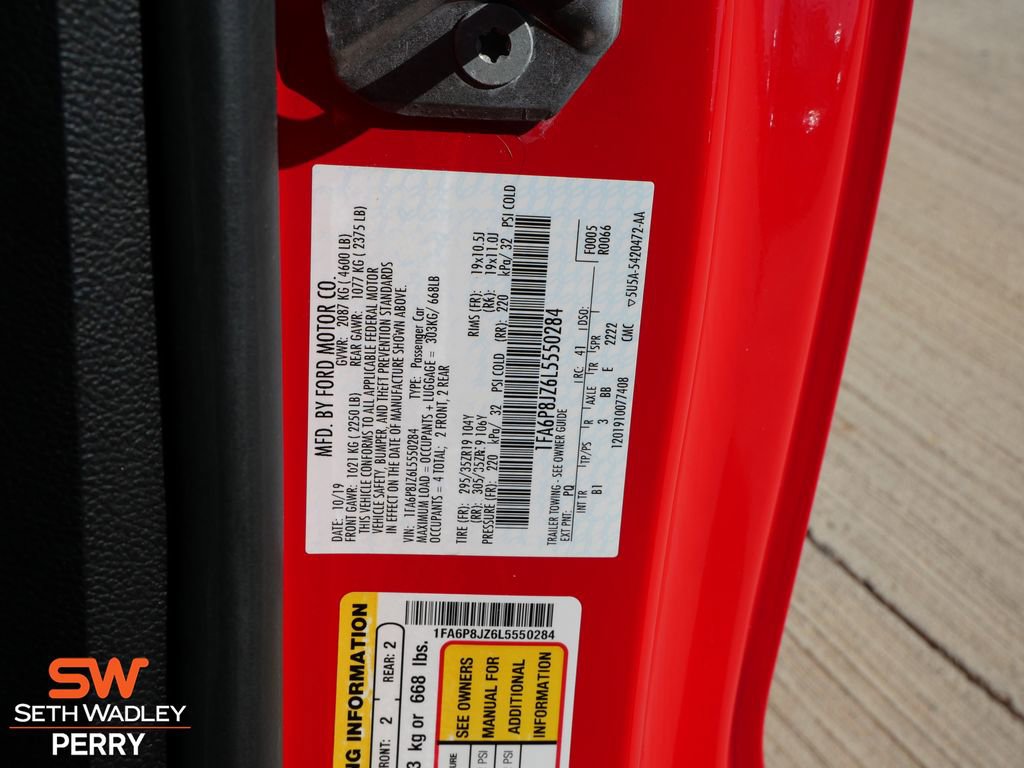 Certified 2020 Ford Mustang Shelby GT350 w/ Technology Package RWD image 36
