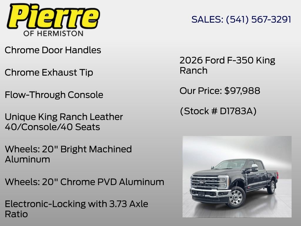 Certified 2026 Ford F350 King Ranch w/ Chrome Package AWD/4WD image 32