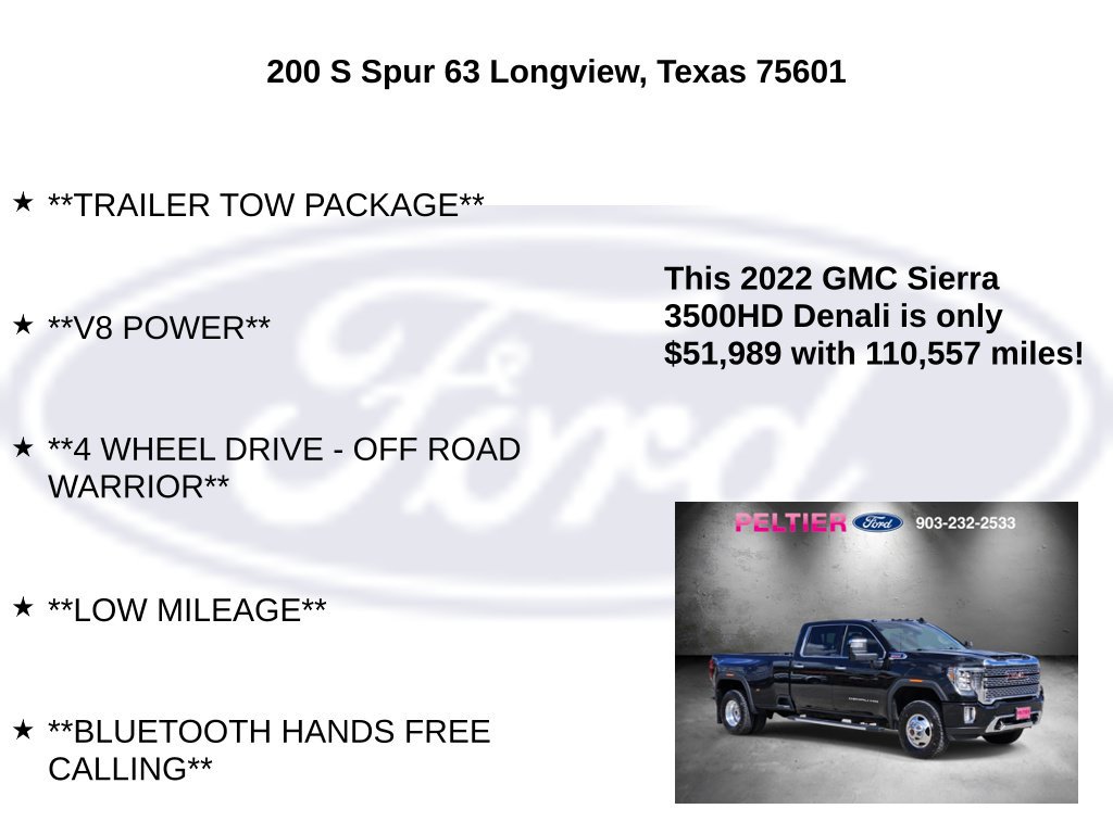 Used 2022 GMC Sierra 3500 Denali AWD/4WD image 10