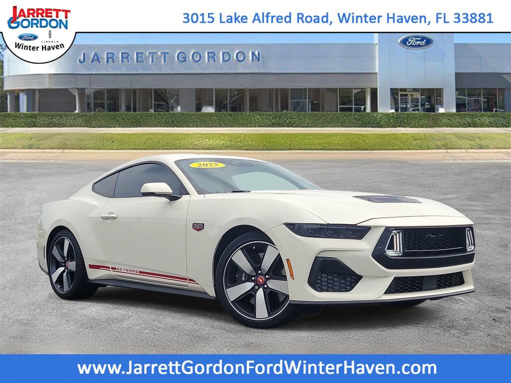 Certified 2025 Ford Mustang GT Premium w/ 60th Anniversary Package