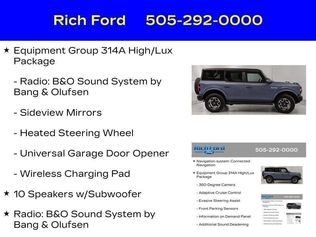 Certified 2024 Ford Bronco Outer Banks AWD/4WD image 30
