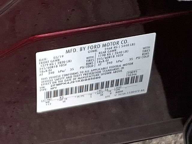 Certified 2019 Ford Edge SEL w/ Equipment Group 201A image 27