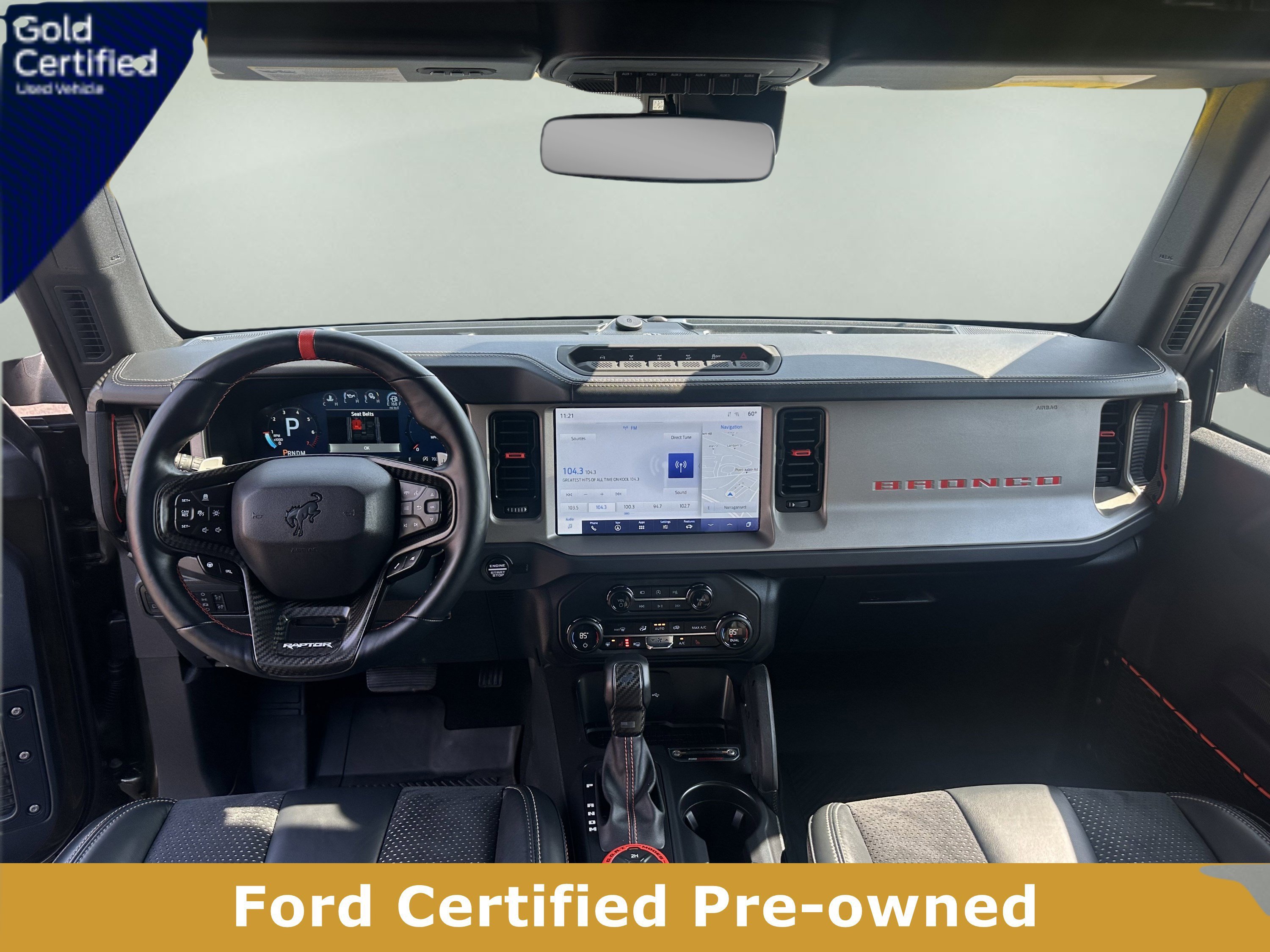Certified 2024 Ford Bronco Raptor w/ Interior Carbon Fiber Pack 6 AWD/4WD image 12