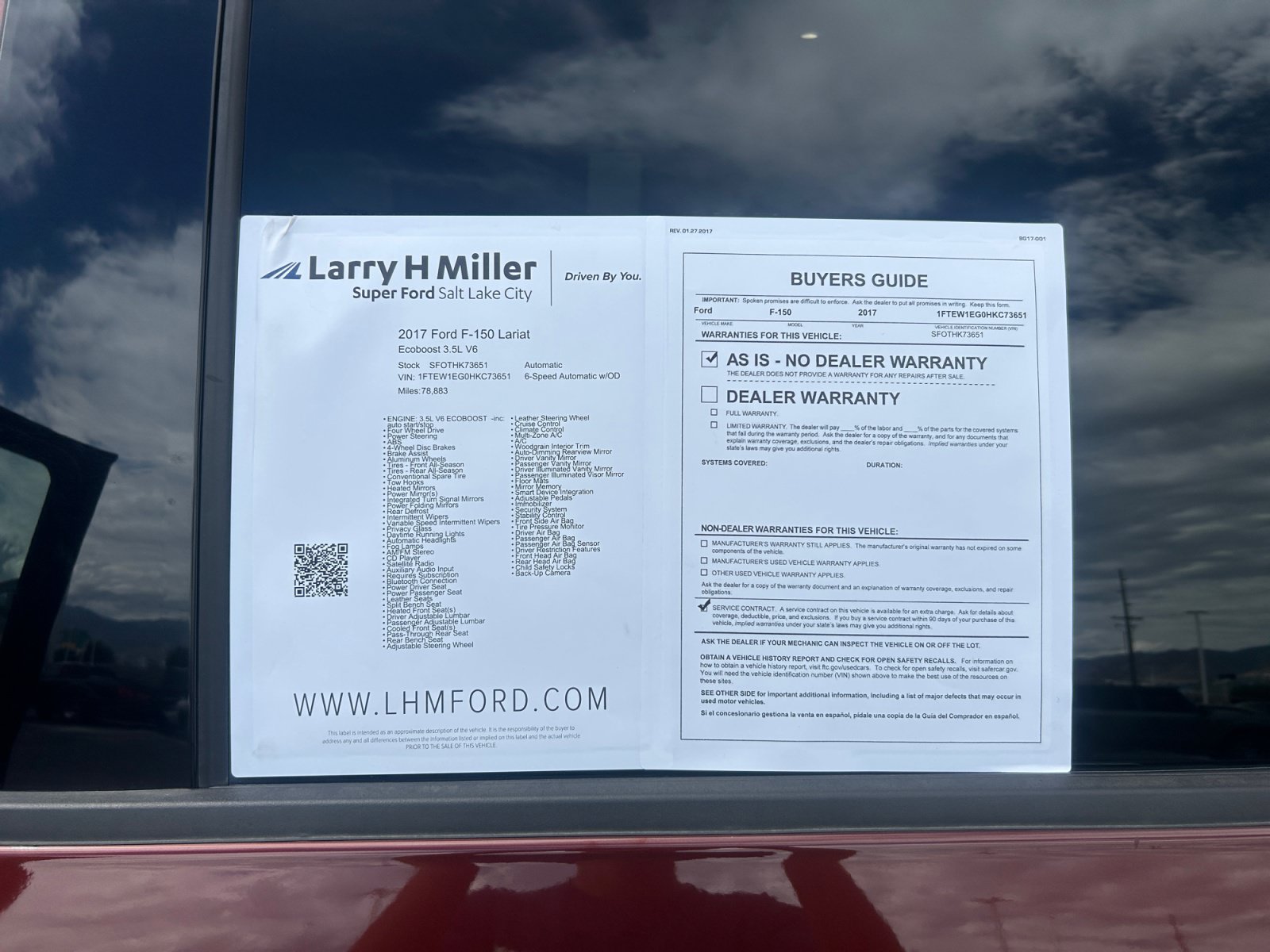Certified 2017 Ford F150 Lariat AWD/4WD image 25