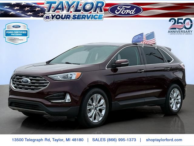Certified 2021 Ford Edge Titanium AWD/4WD image 1
