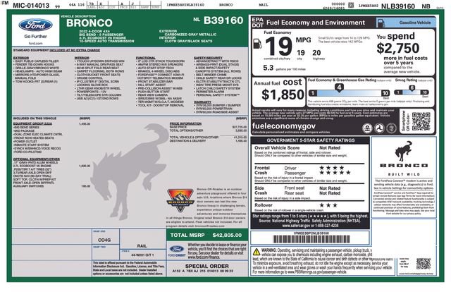 Certified 2022 Ford Bronco Big Bend AWD/4WD image 40