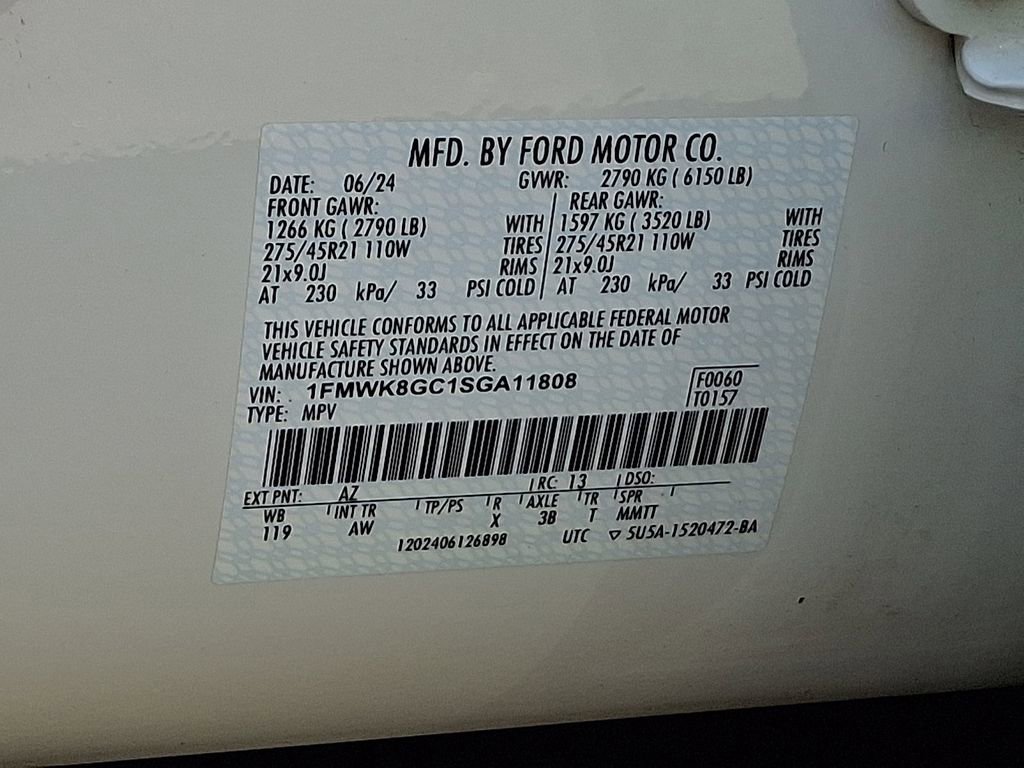 Certified 2025 Ford Explorer ST AWD/4WD image 28
