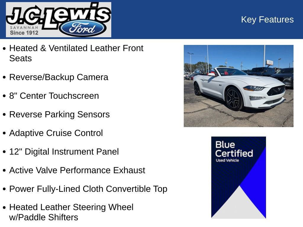 Certified 2023 Ford Mustang GT Premium w/ Equipment Group 401A image 33