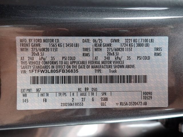 Certified 2025 Ford F150 XLT w/ Equipment Group 302A MID AWD/4WD image 23
