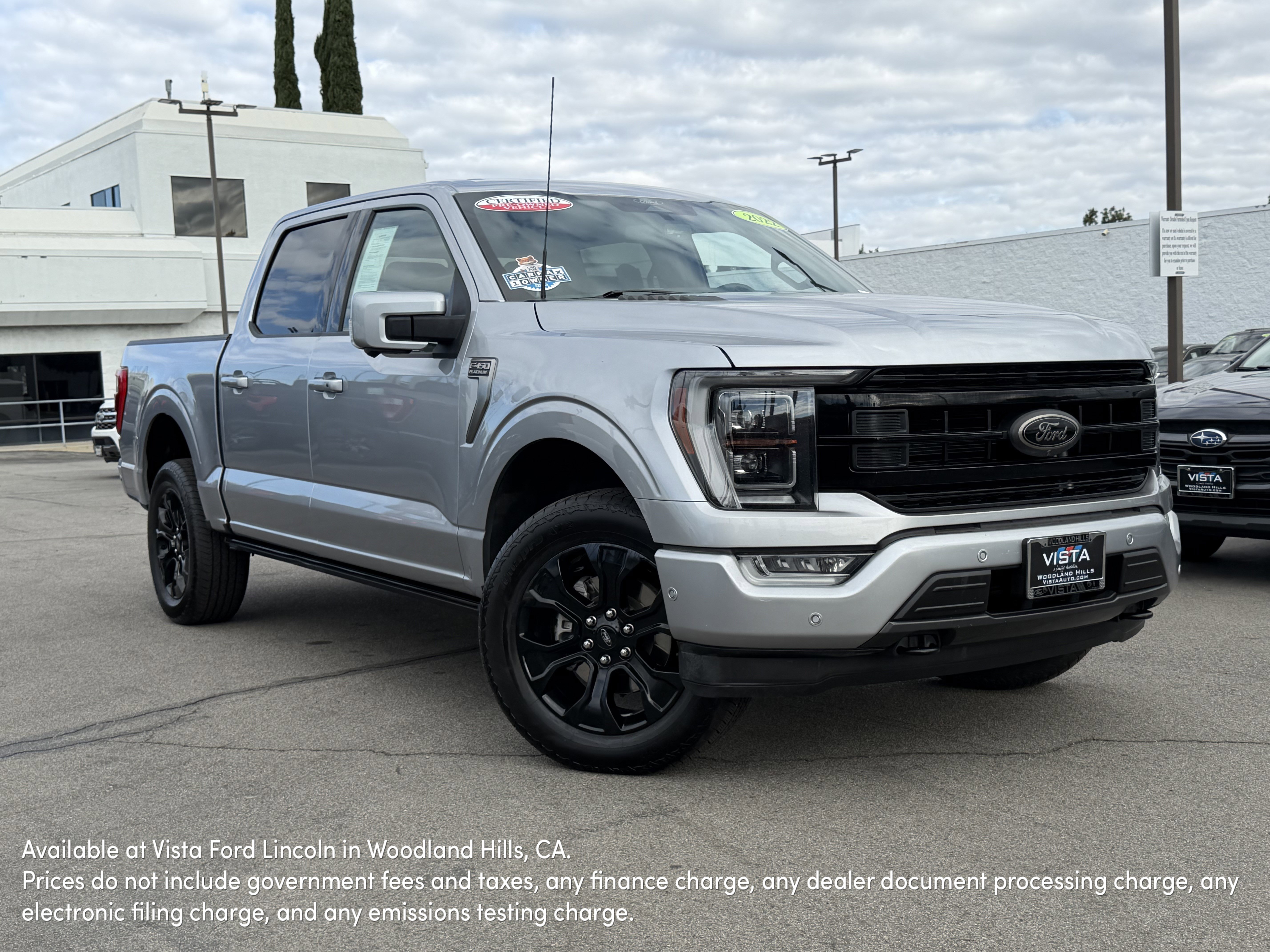 Certified 2022 Ford F150 Platinum w/ Equipment Group 701A High AWD/4WD image 1