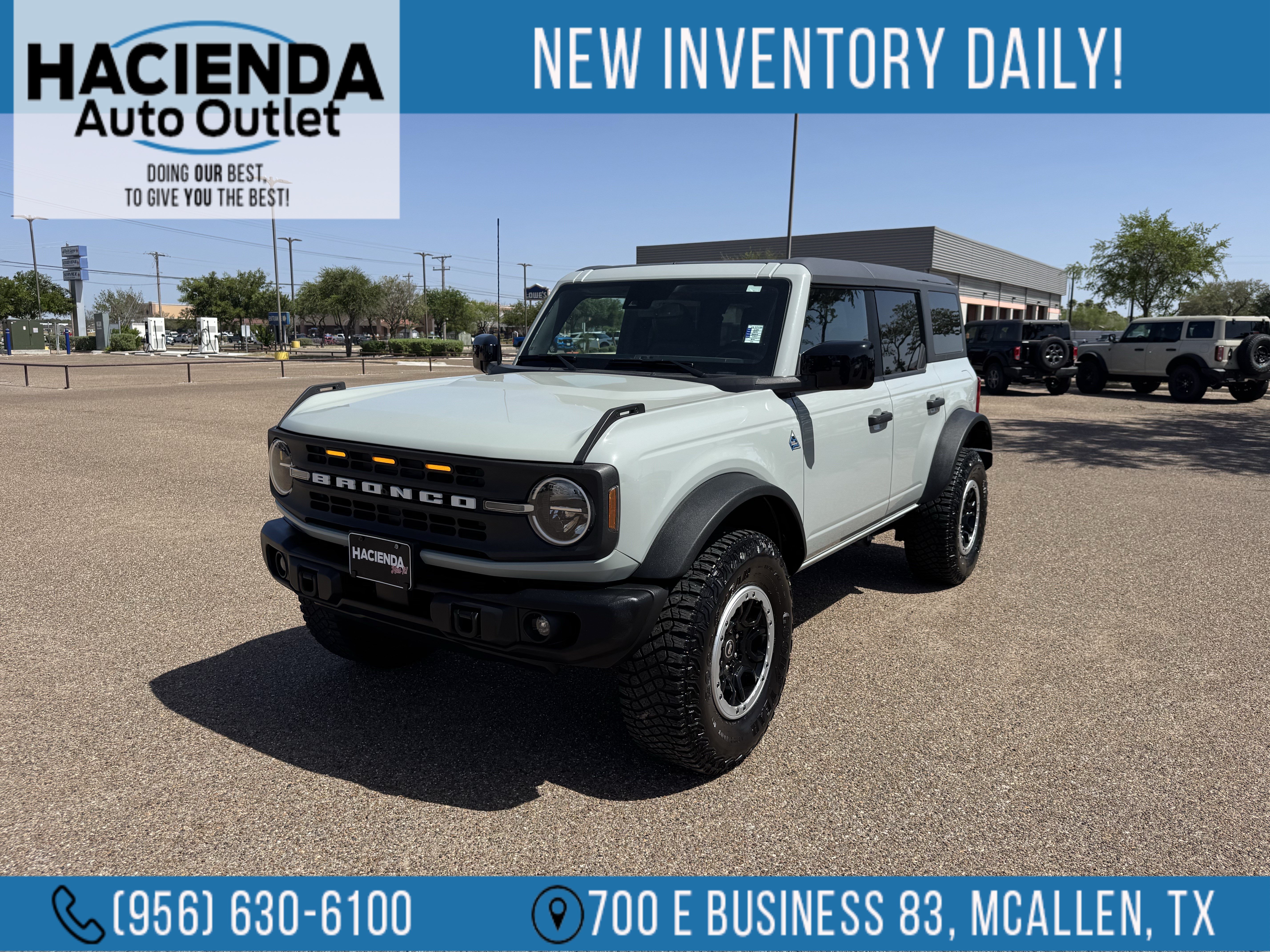 Certified 2024 Ford Bronco Black Diamond w/ Sasquatch Package
