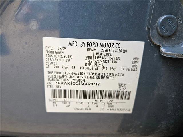 Certified 2025 Ford Explorer ST w/ Sun And Sound Package AWD/4WD image 21