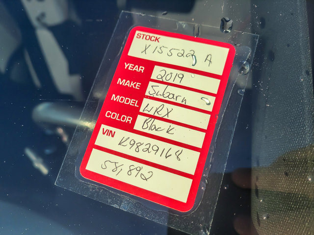 Used 2019 Subaru WRX Base image 21