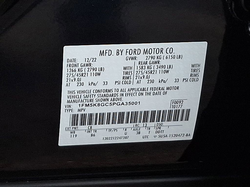 Certified 2023 Ford Explorer ST w/ Equipment Group 401A image 28