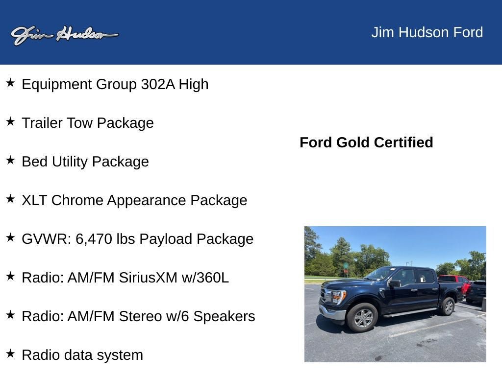 Certified 2023 Ford F150 XLT w/ Equipment Group 302A High AWD/4WD image 12