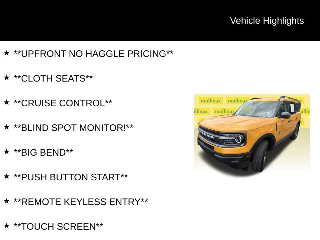 Certified 2023 Ford Bronco Sport Big Bend AWD/4WD image 6