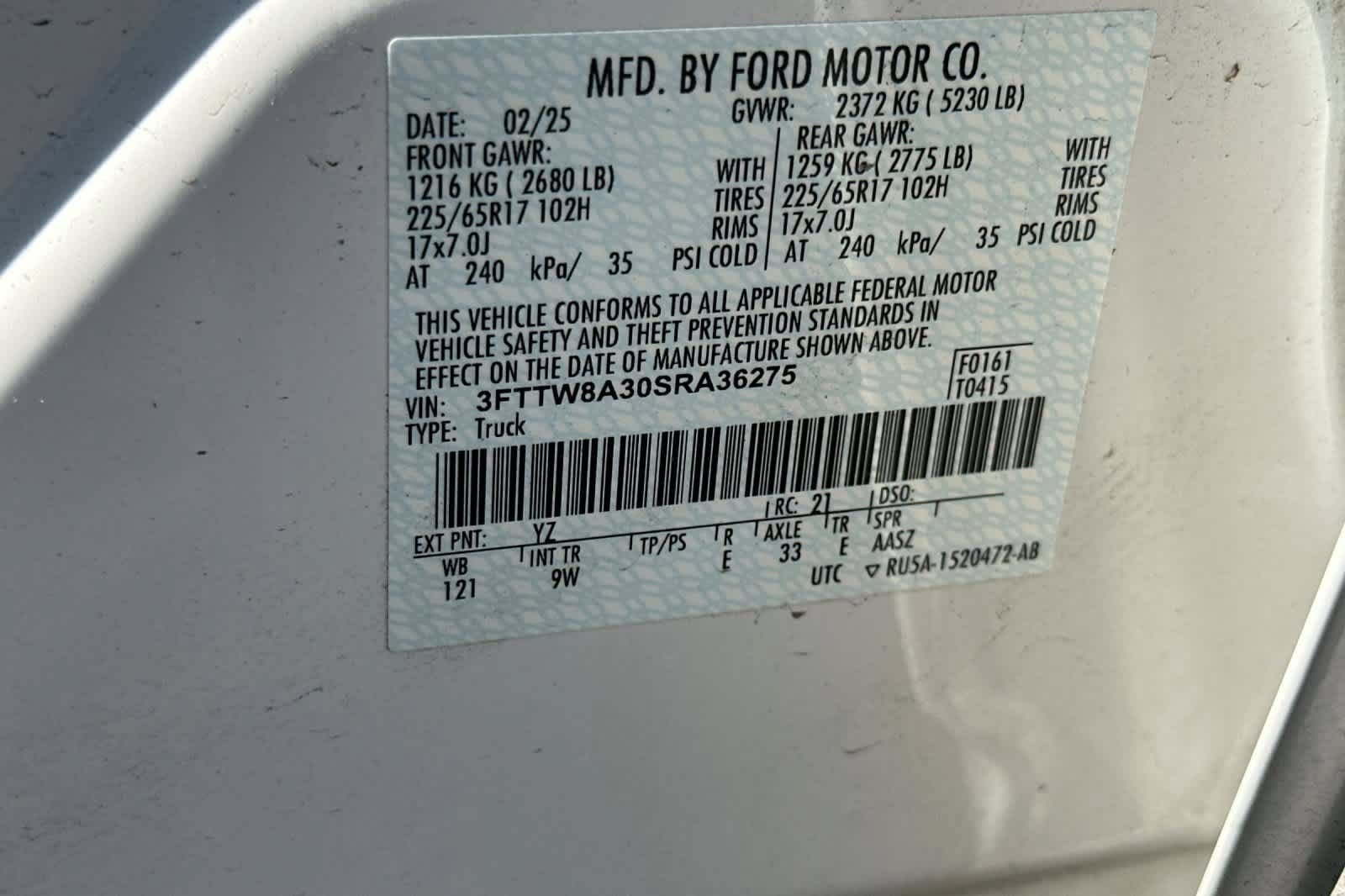 Certified 2025 Ford Maverick XL FWD image 28