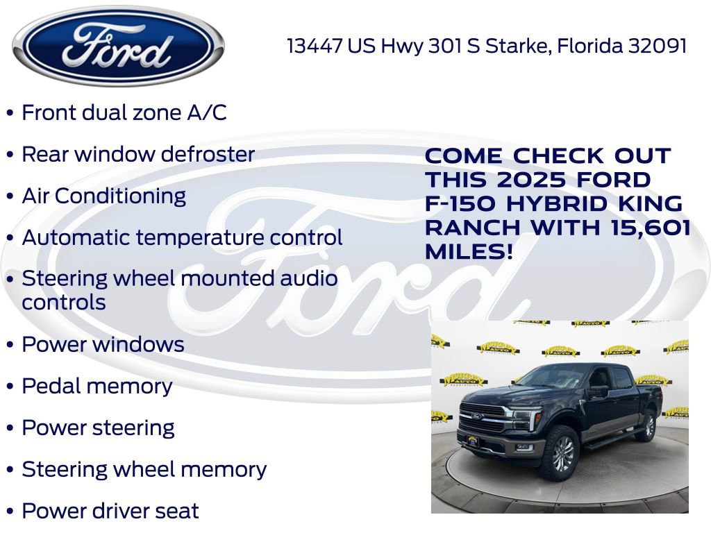 Certified 2025 Ford F150 King Ranch w/ FX4 Off-Road Package AWD/4WD image 27