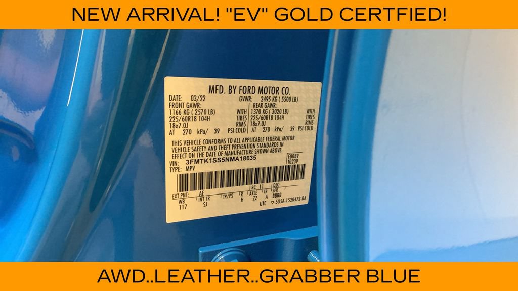 Certified 2022 Ford Mustang Mach-E Select AWD/4WD image 45