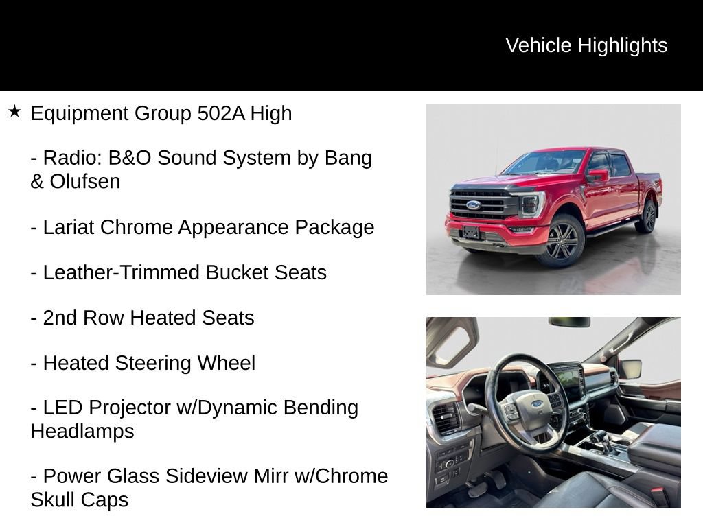 Certified 2021 Ford F150 Lariat w/ Equipment Group 502A High AWD/4WD image 10