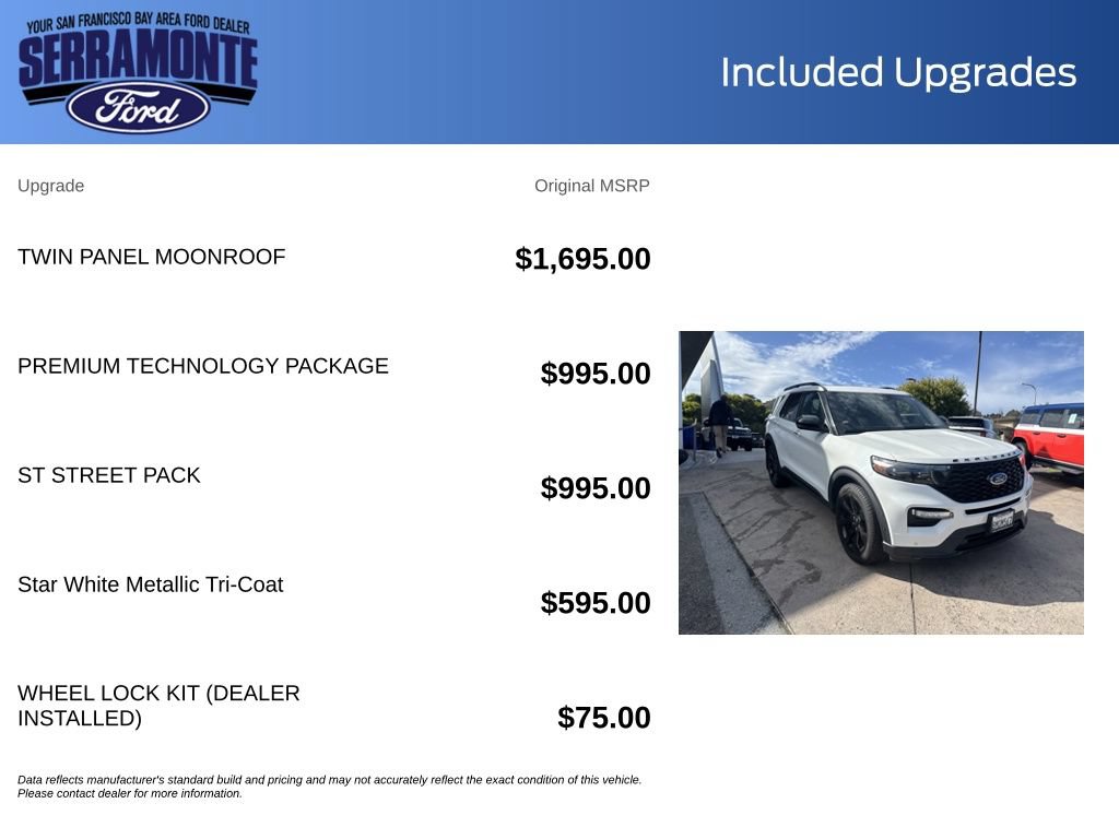 Certified 2020 Ford Explorer ST w/ ST Street Pack AWD/4WD image 16