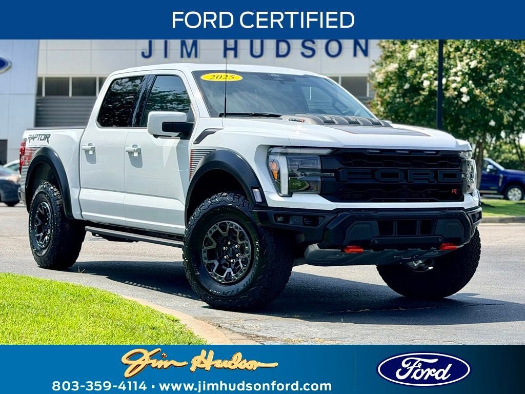 Certified 2025 Ford F150 Raptor w/ Equipment Group 803A Raptor R
