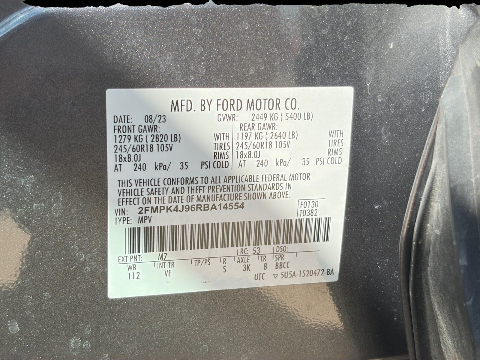 Certified 2024 Ford Edge SEL w/ Convenience Package AWD/4WD image 25