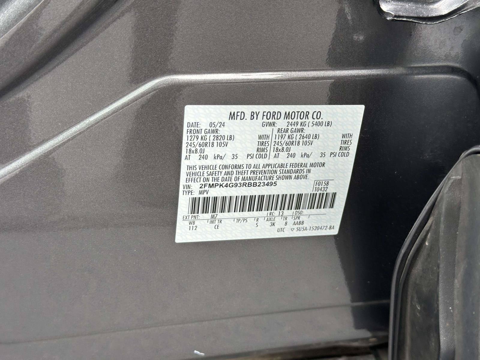 Certified 2024 Ford Edge SE AWD/4WD image 36