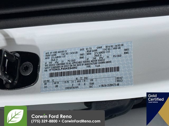 Certified 2025 Ford F150 STX w/ STX Black Appearance Package AWD/4WD image 34