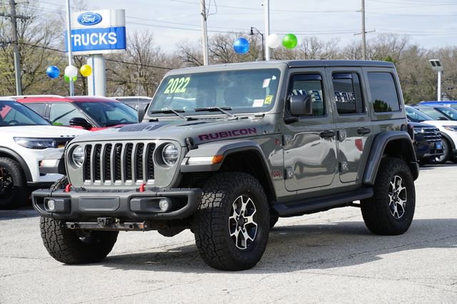 Used 2022 Jeep Wrangler Unlimited Rubicon w/ Steel Bumper Group AWD/4WD image 3