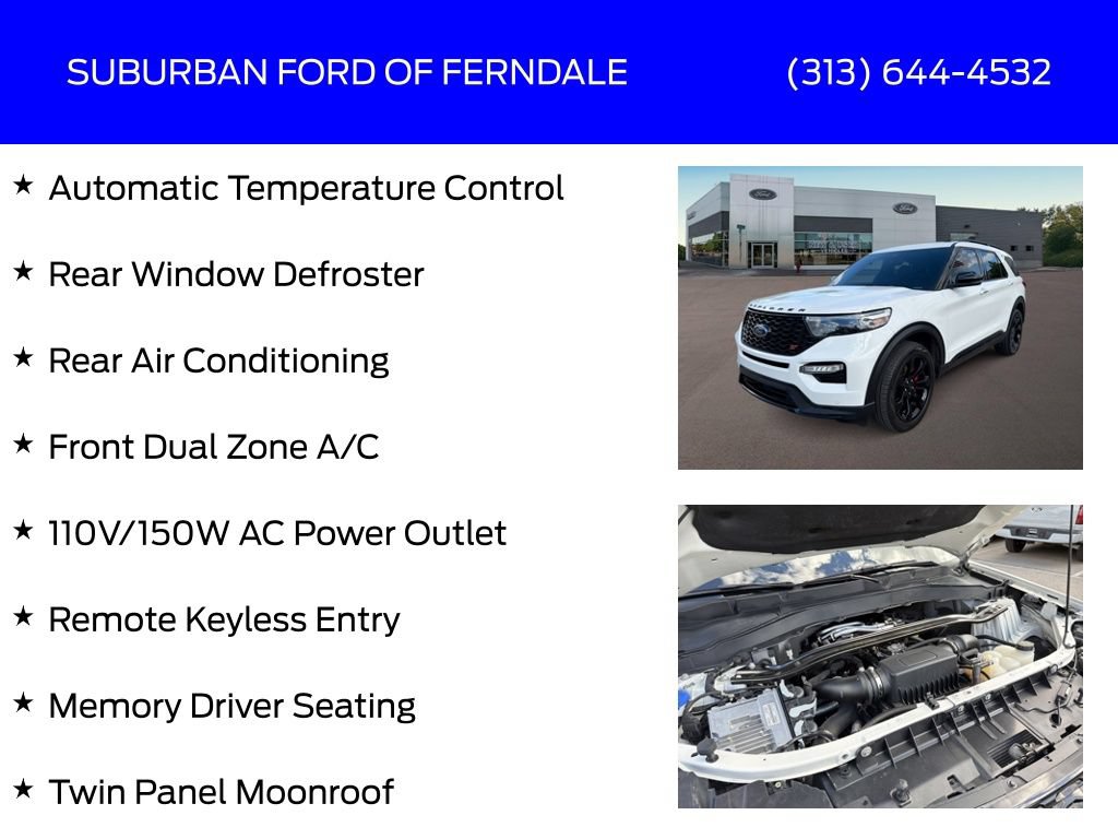Certified 2024 Ford Explorer ST w/ Equipment Group 401A AWD/4WD image 25