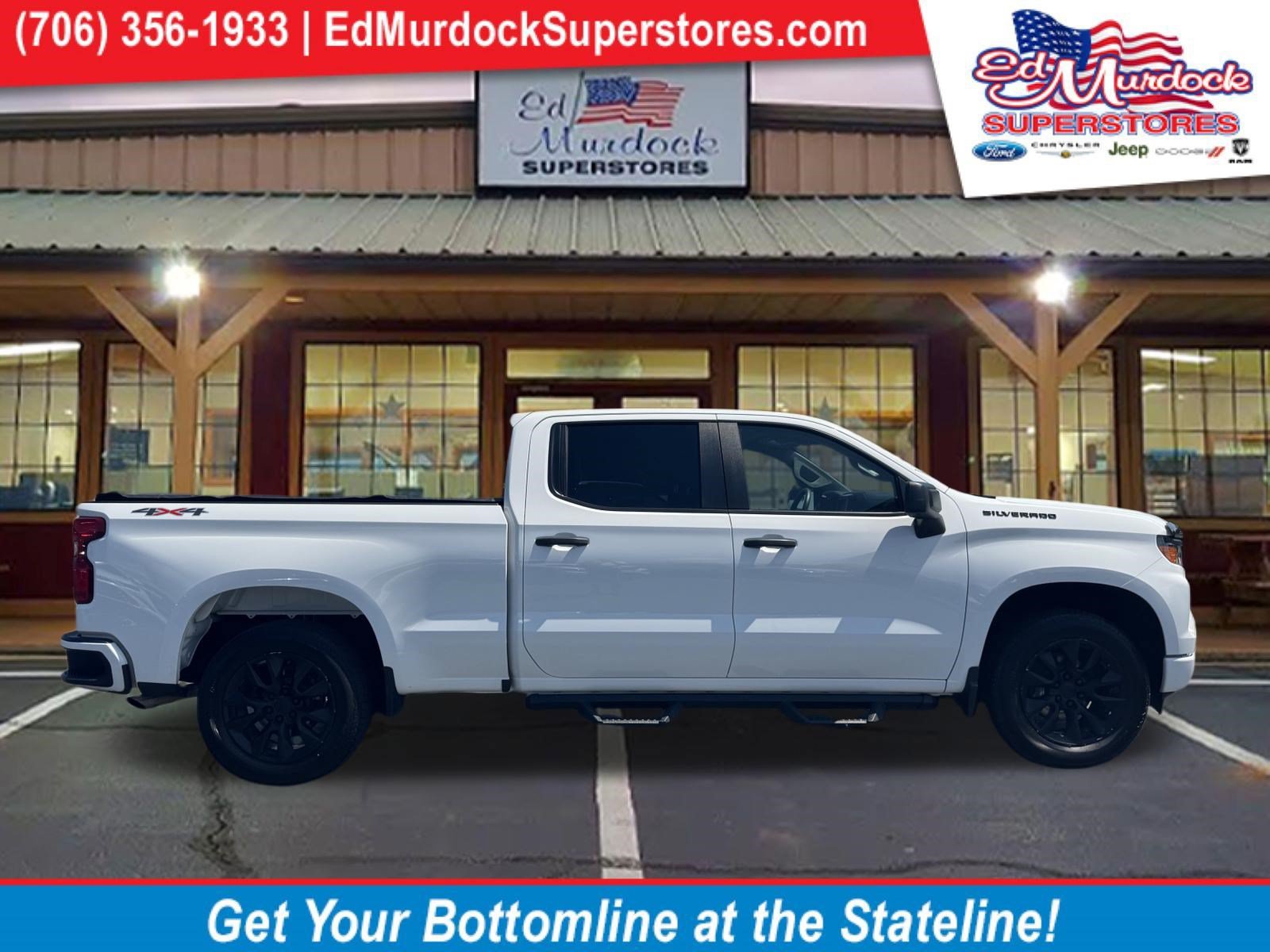Used 2024 Chevrolet Silverado 1500 Custom AWD/4WD image 1