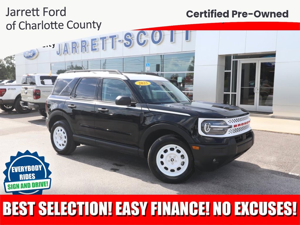 Certified 2025 Ford Bronco Sport Heritage w/ Convenience Package AWD/4WD image 1