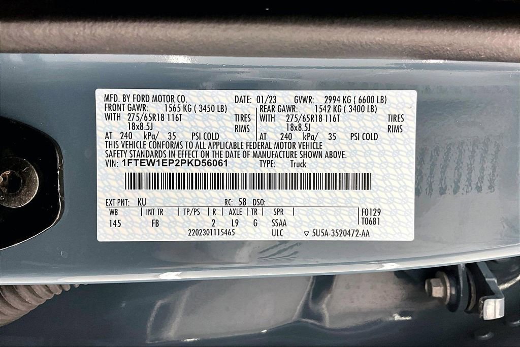 Certified 2023 Ford F150 XLT w/ Equipment Group 302A High AWD/4WD image 36
