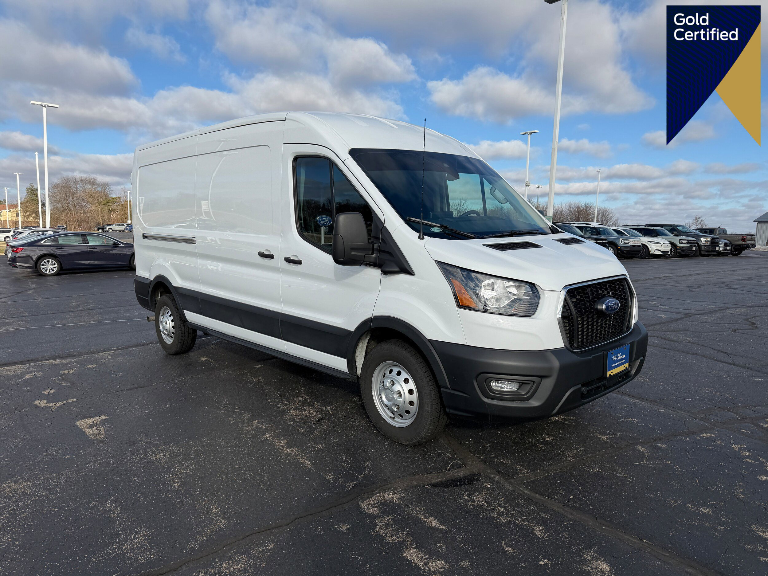 Certified 2022 Ford Transit 250 Medium Roof AWD w/ Load Area Protection Package image 1