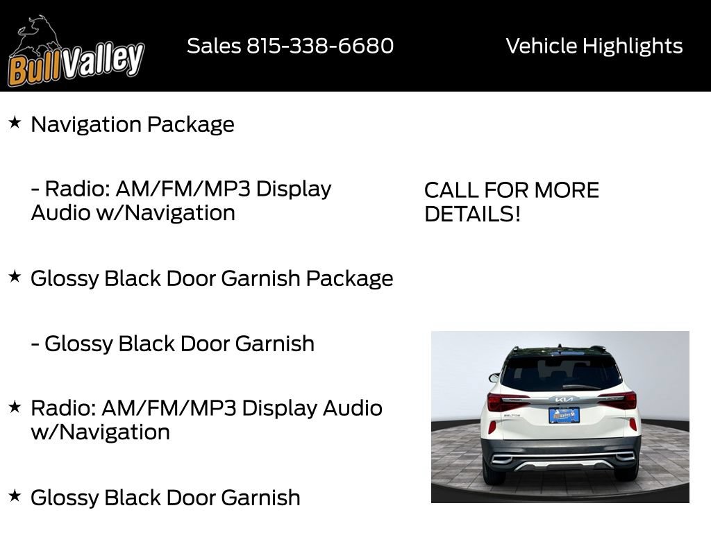 Used 2023 Kia Seltos S w/ Navigation Package FWD image 9